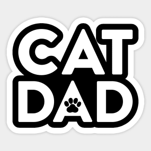 Cat Dad Sticker